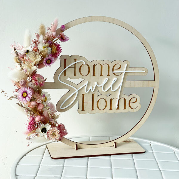 Wonen en cadeaus-Flowerhoops-Flowerhoop Home Sweet Home-Studio Gravin